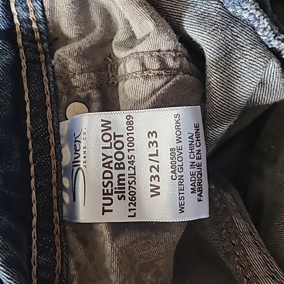 Womens Silver Tuesday low slim boot 32x33 - Picture 5 of 9